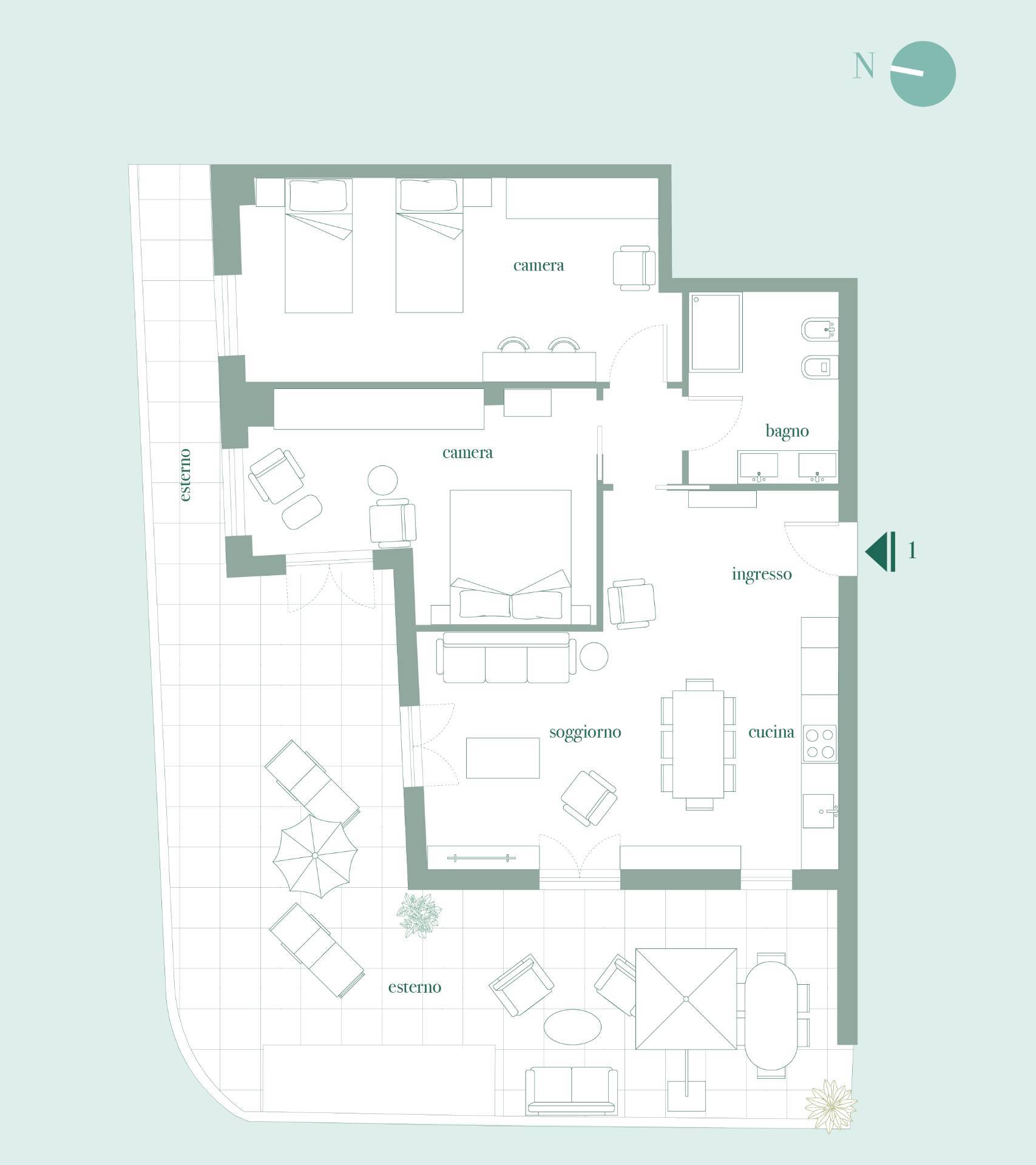 Appartamento in vendita a Bordighera