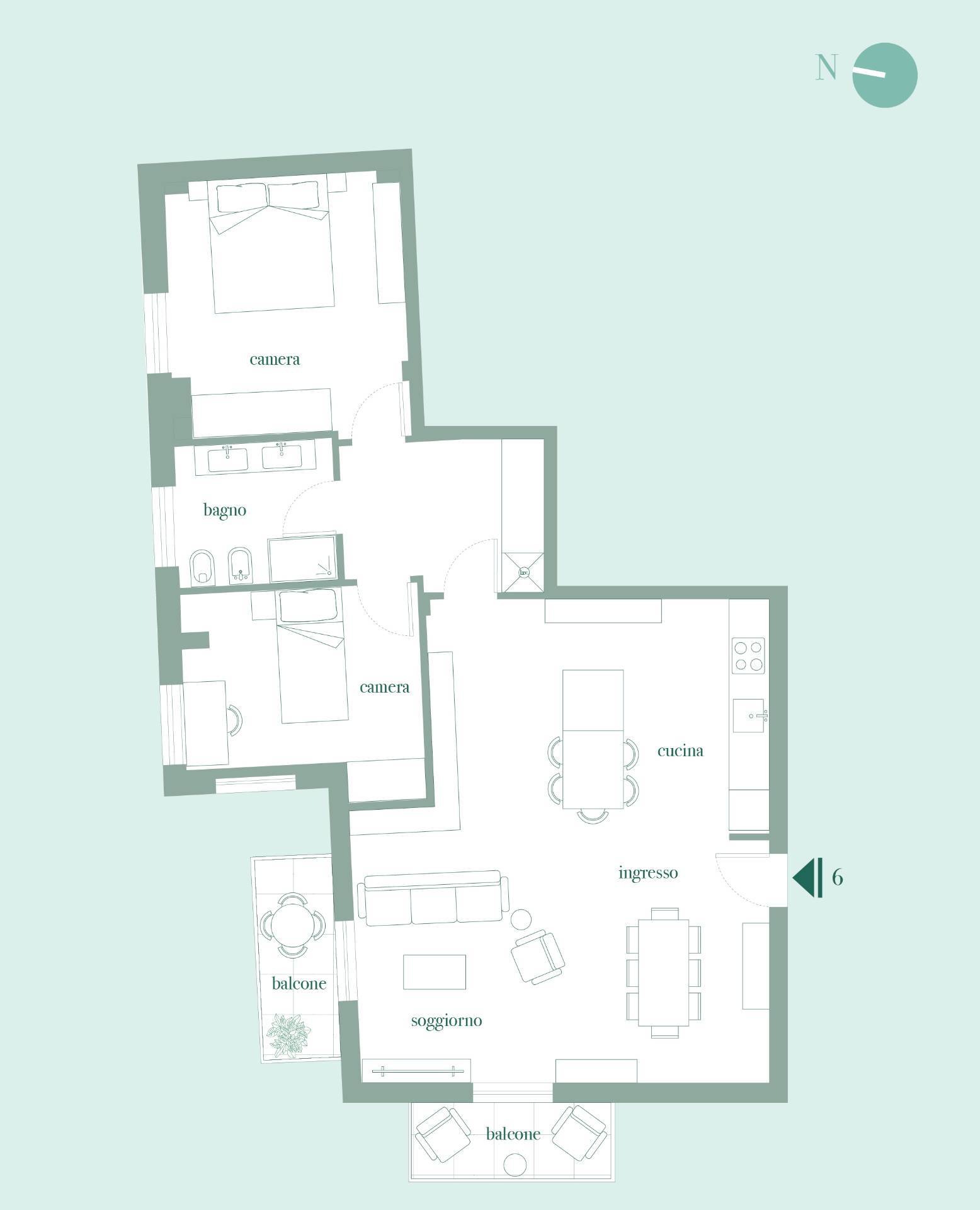 Appartamento in vendita a Bordighera