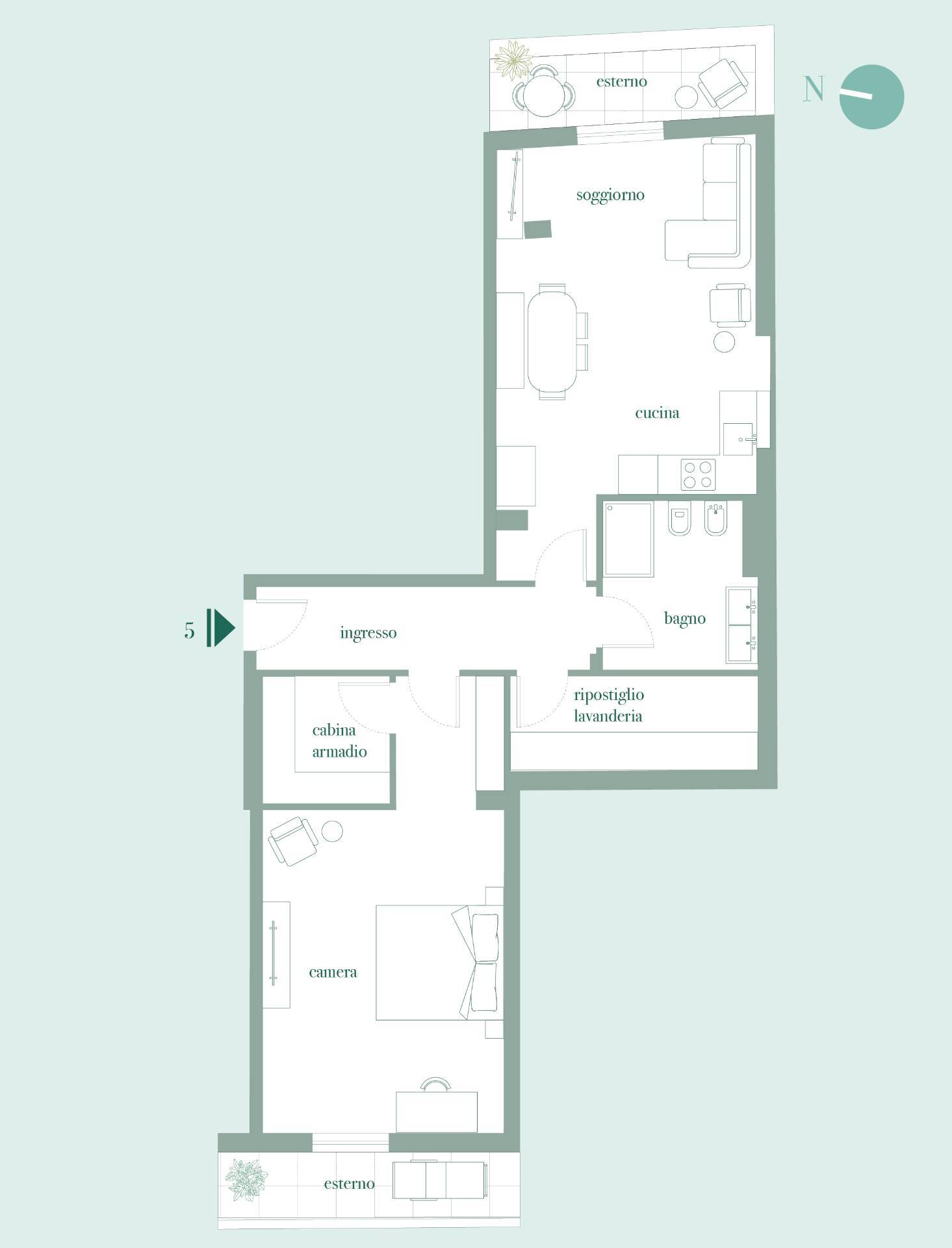 Appartamento in vendita a Bordighera