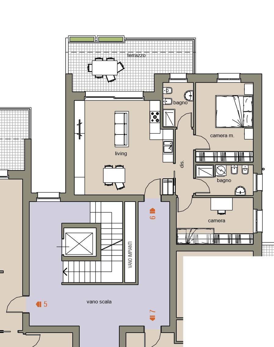 Appartamento in vendita a Bussero