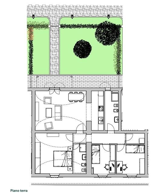 Appartamento con giardino, Pisa borghetto