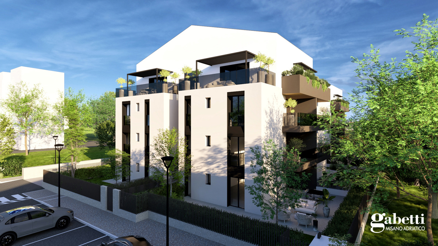 Trilocale con giardino a Misano Adriatico