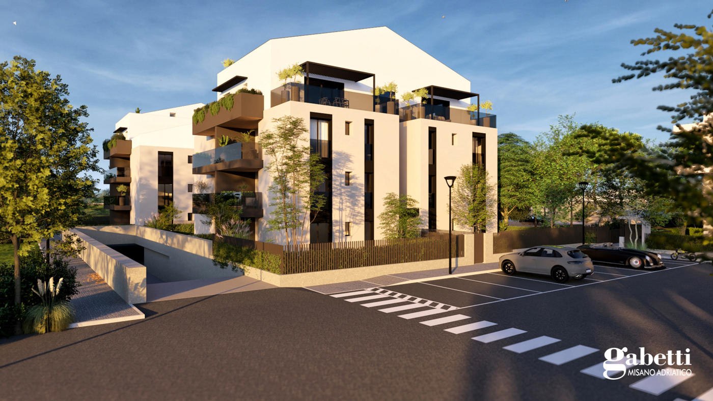 Trilocale con giardino a Misano Adriatico