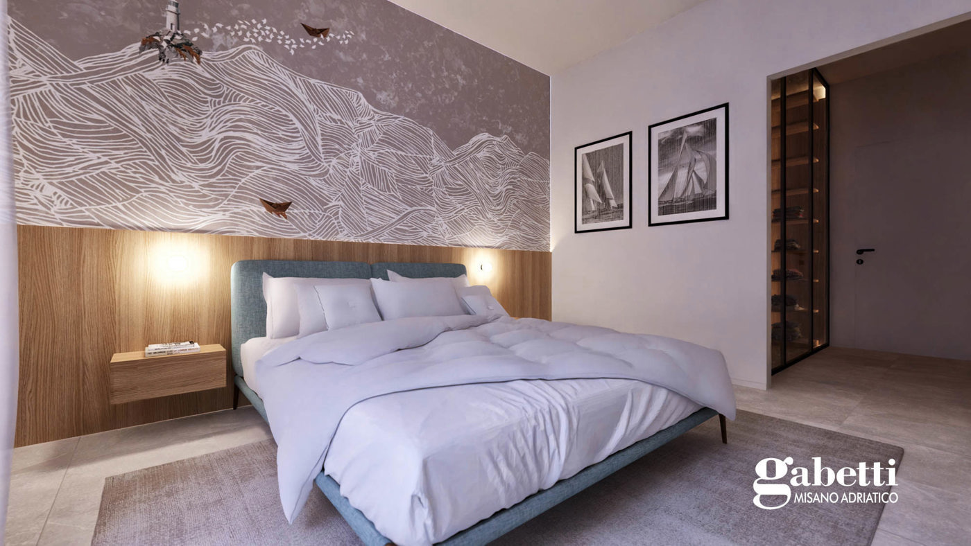 Trilocale con giardino a Cattolica