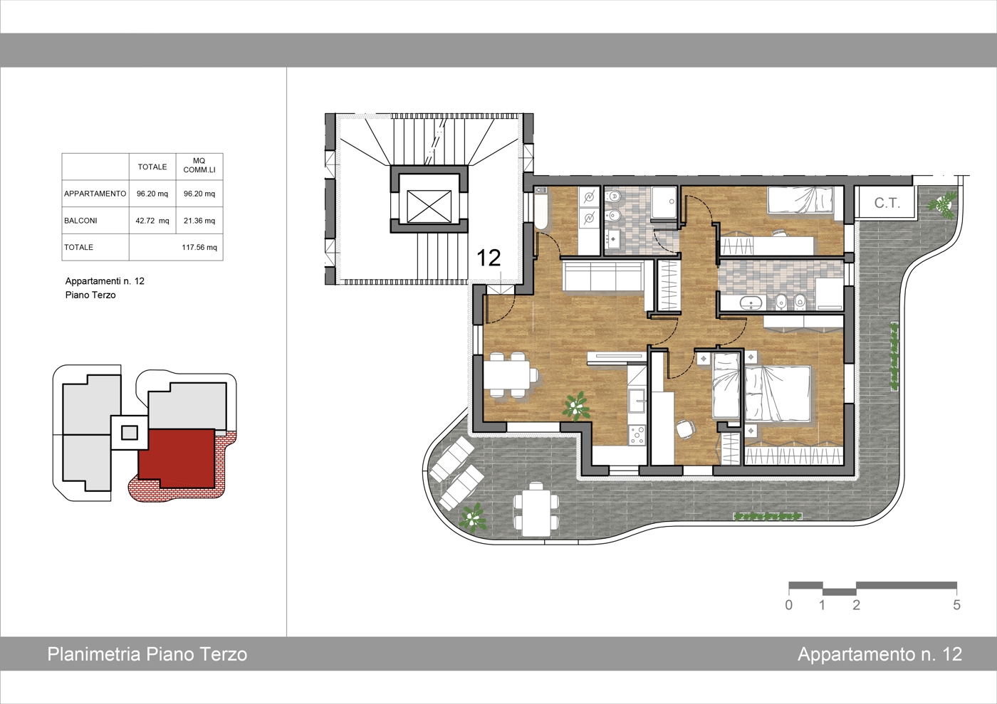 Quadrilocale in vendita a Gabicce Mare