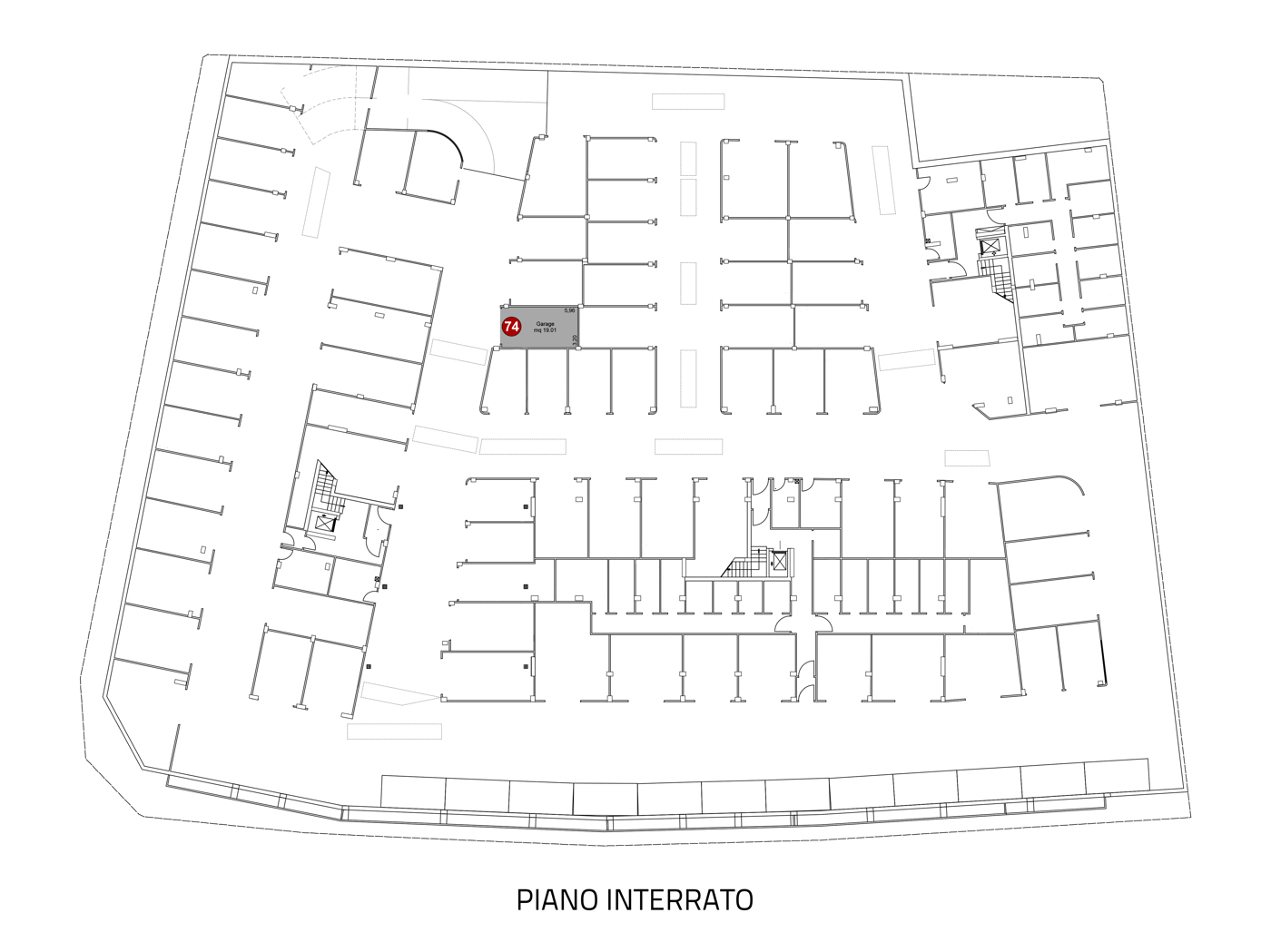 Box/Garage 19mq classe A4 a Gabicce Mare