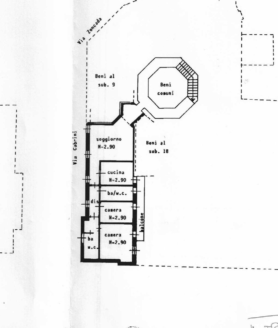 Trilocale con box a Codogno