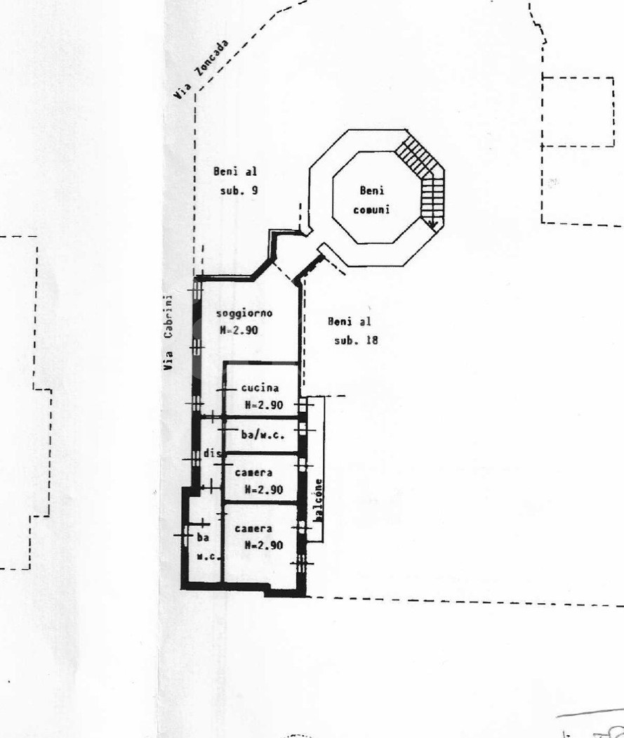 Trilocale con box a Codogno