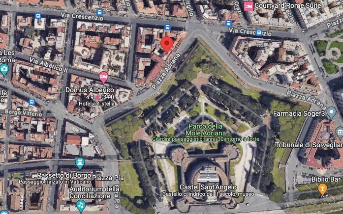 Appartamento con terrazzo, Roma prati