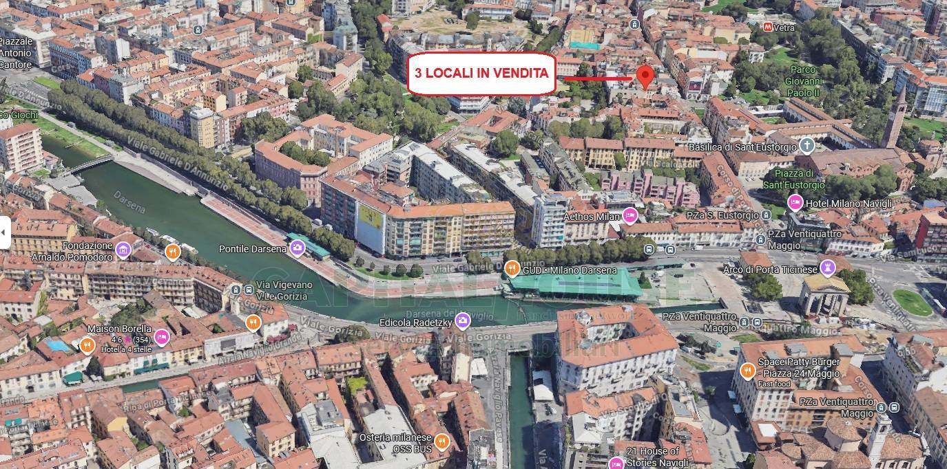 Trilocale in vendita a Milano, Ticinese