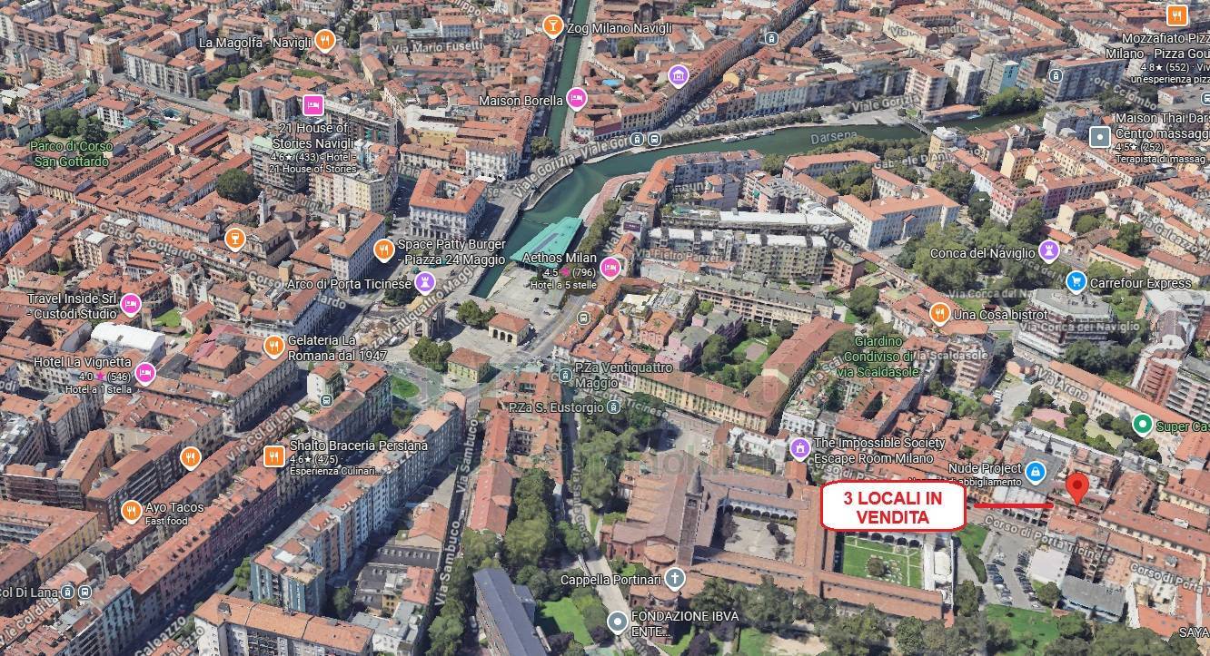 Trilocale in vendita a Milano, Ticinese