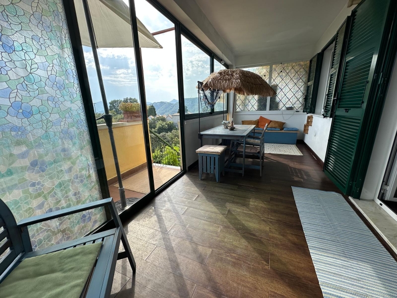 Trilocale con giardino a Celle Ligure