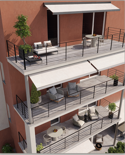 Trilocale con terrazzo a Celle Ligure
