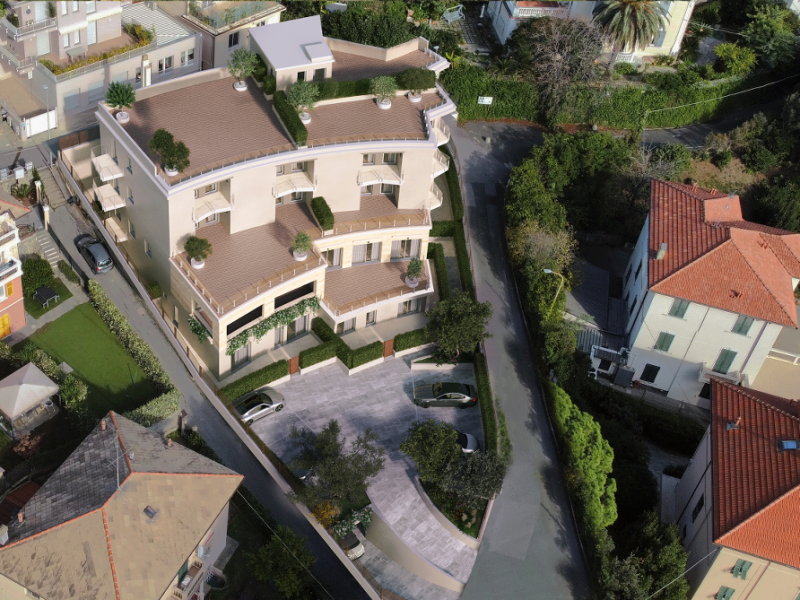 Trilocale con giardino a Celle Ligure