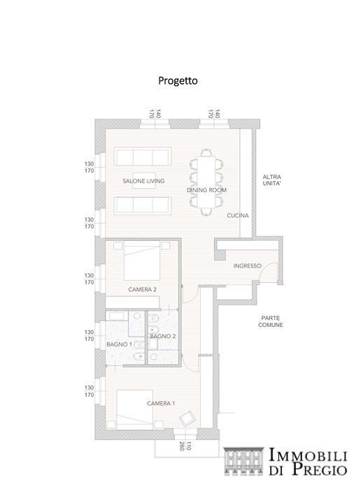 Trilocale in vendita a Milano