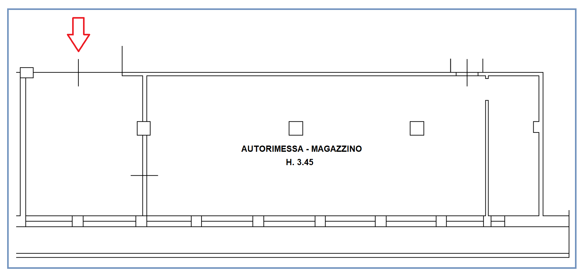 Box/Garage 104mq in vendita in via sabotino, Brescia