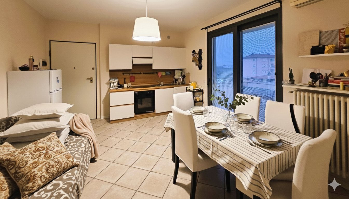 Bilocale con terrazzo in via aldo moro, Brescia