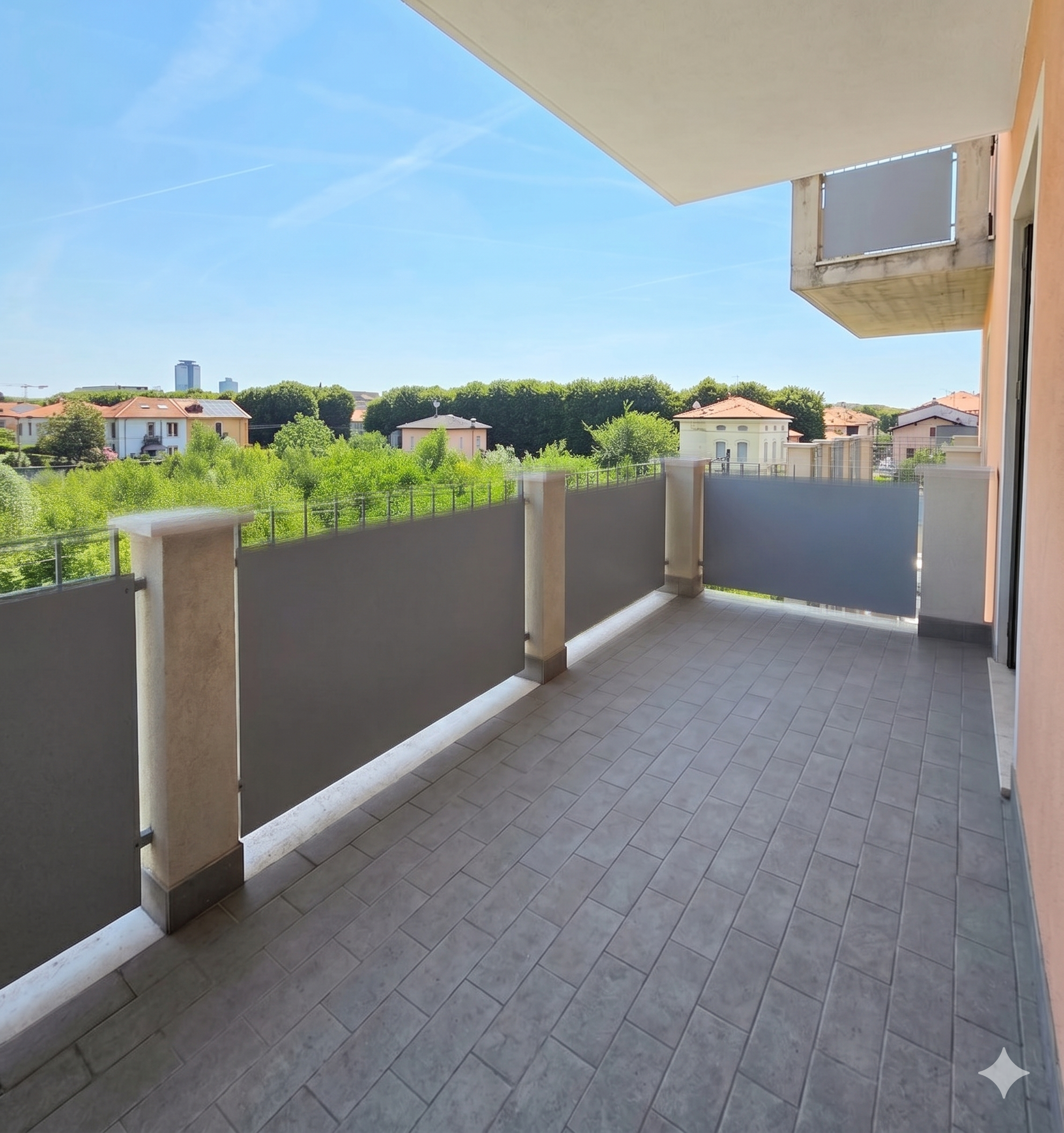 Bilocale con terrazzo in via piemonte, Brescia