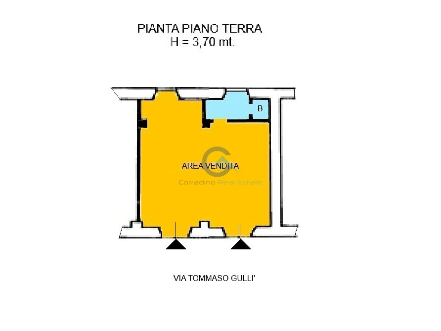 Locale commerciale in affitto in via tommaso gull� 9, Catanzaro