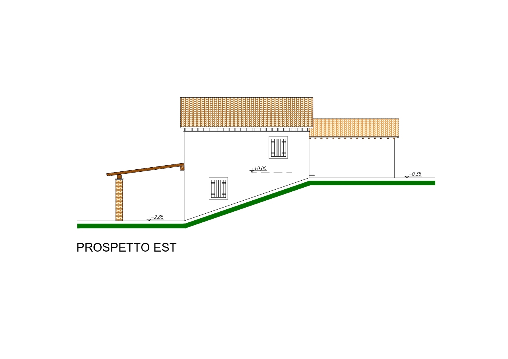 Villa nuova in vocabolo vallefossa, Lugnano in Teverina