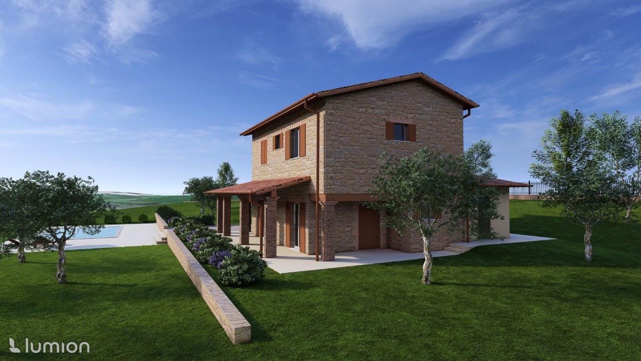 Casa indipendente con giardino in frontignano, Todi