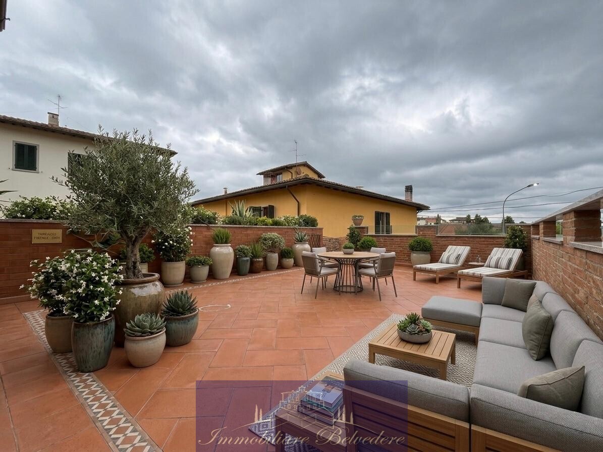 Quadrilocale con giardino in via del desco, Impruneta