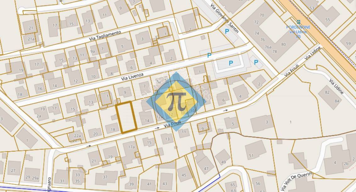 Terreno edificabile in vendita a Pordenone, Borgomeduna
