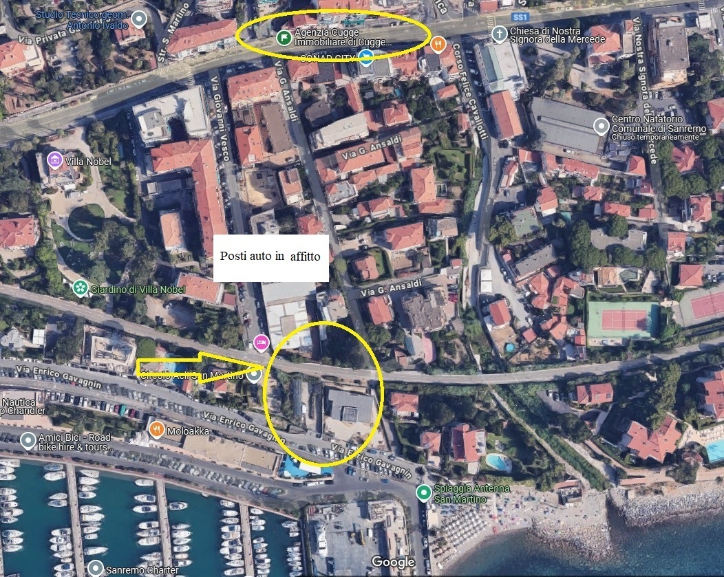 Box/Garage 13mq in affitto in pista ciclabile del parco costiero della riviera d 34, San Remo
