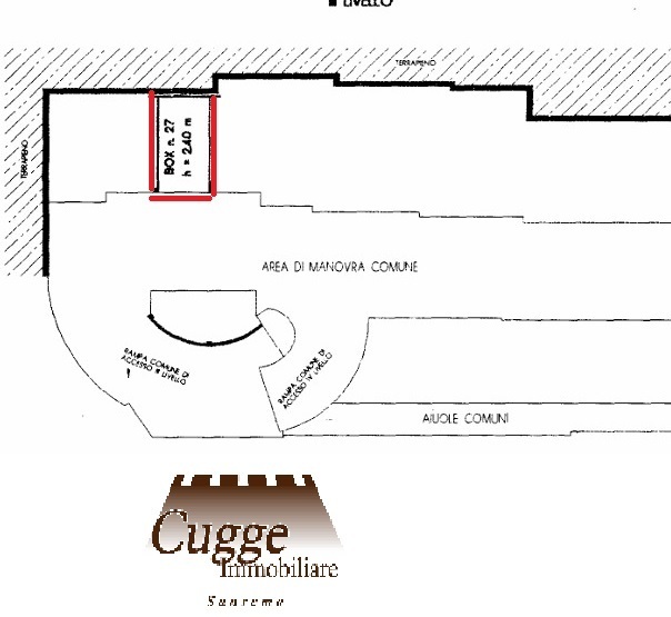 Box/Garage 14mq in vendita in via galileo galilei 159, San Remo