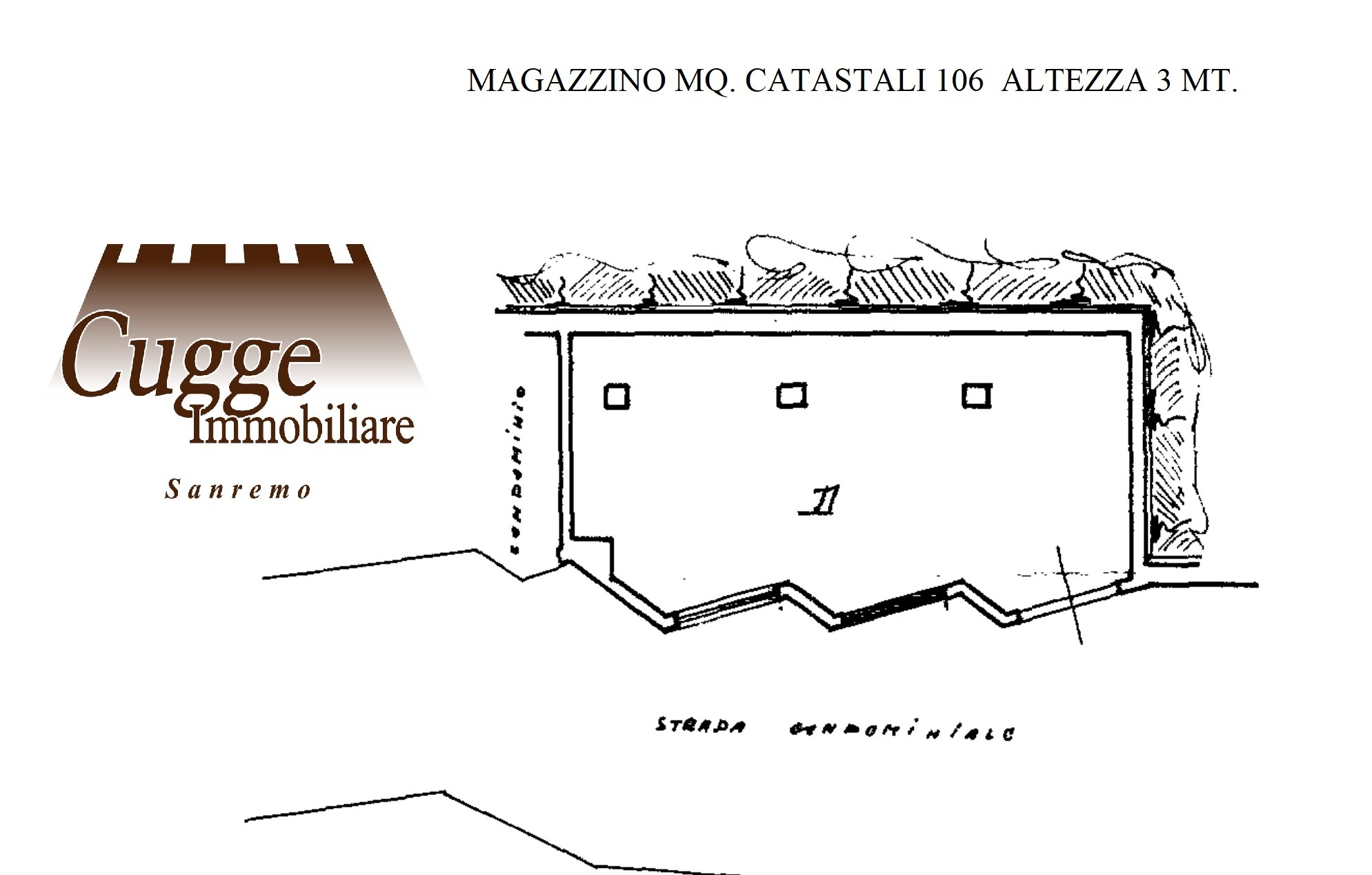 Magazzino da ristrutturare in via lamarmora 92, San Remo