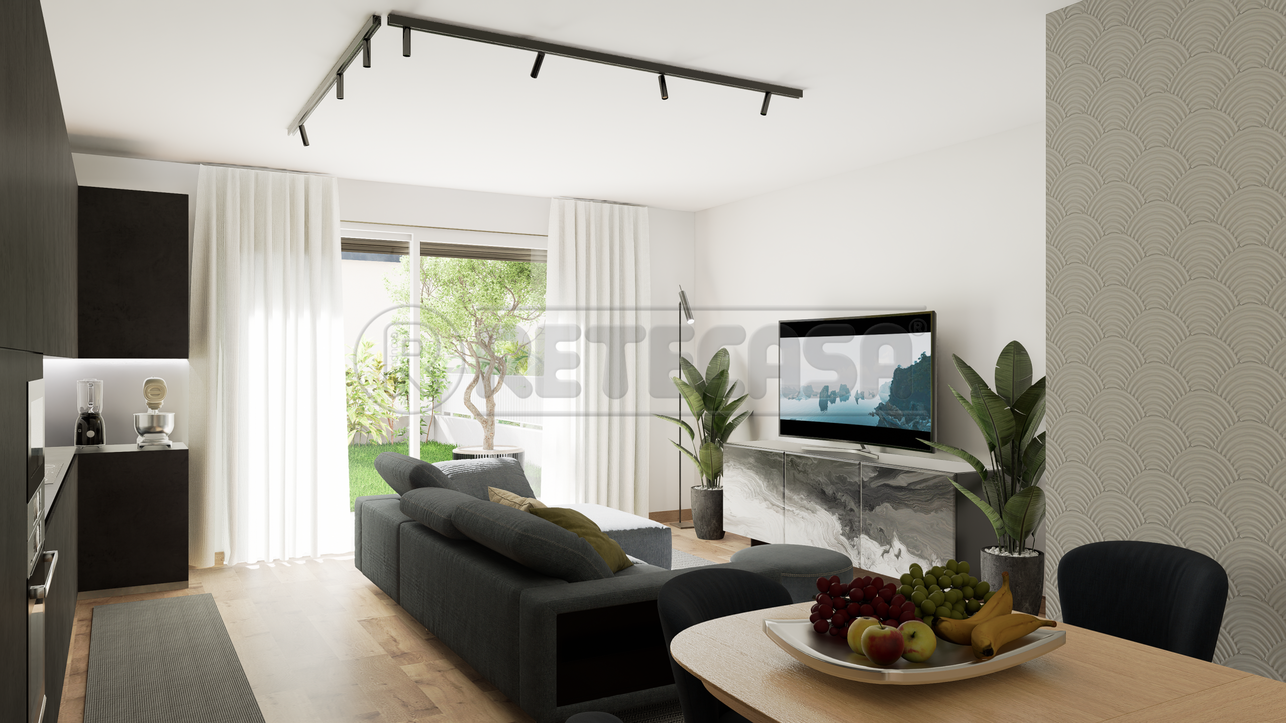 Monolocale con giardino, Santa Maria di Sala sant'angelo