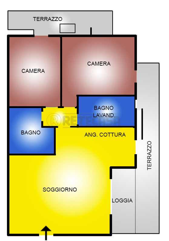 Quadrilocale con terrazzo a Camposampiero