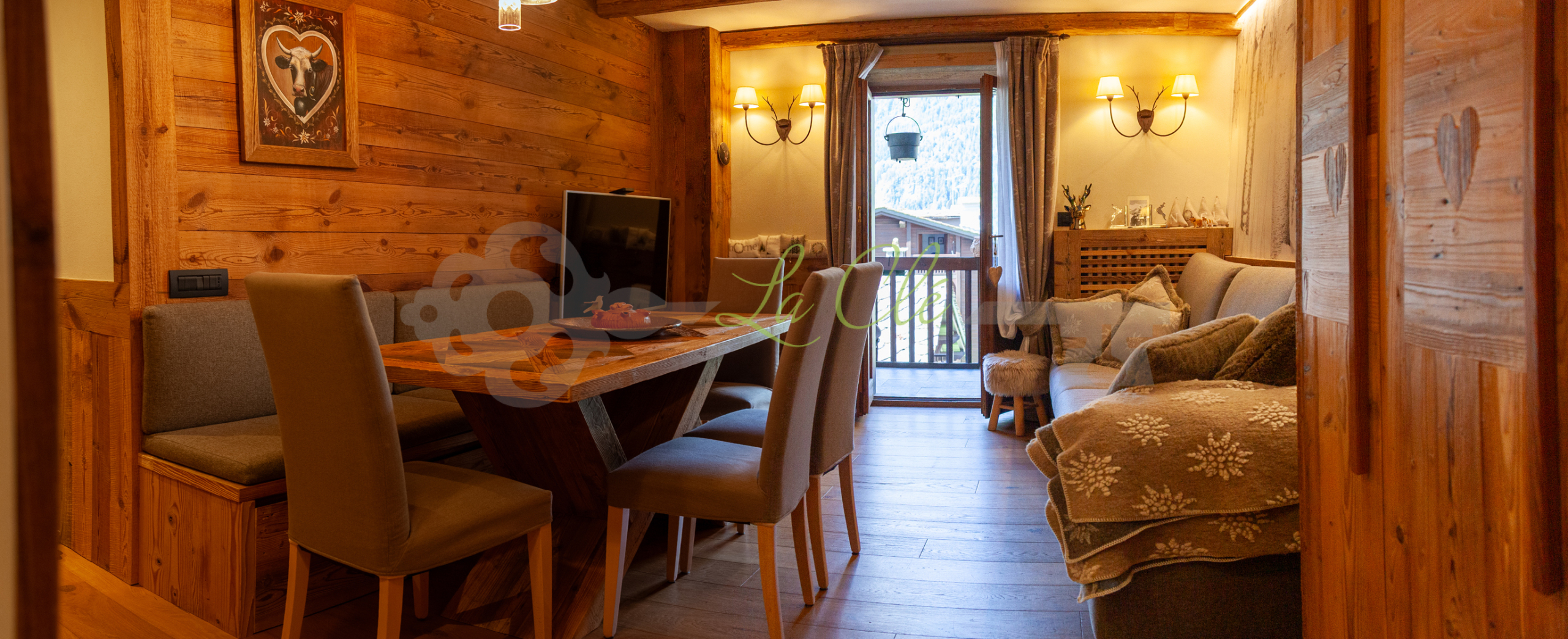 Trilocale con box, Courmayeur villair inferiore