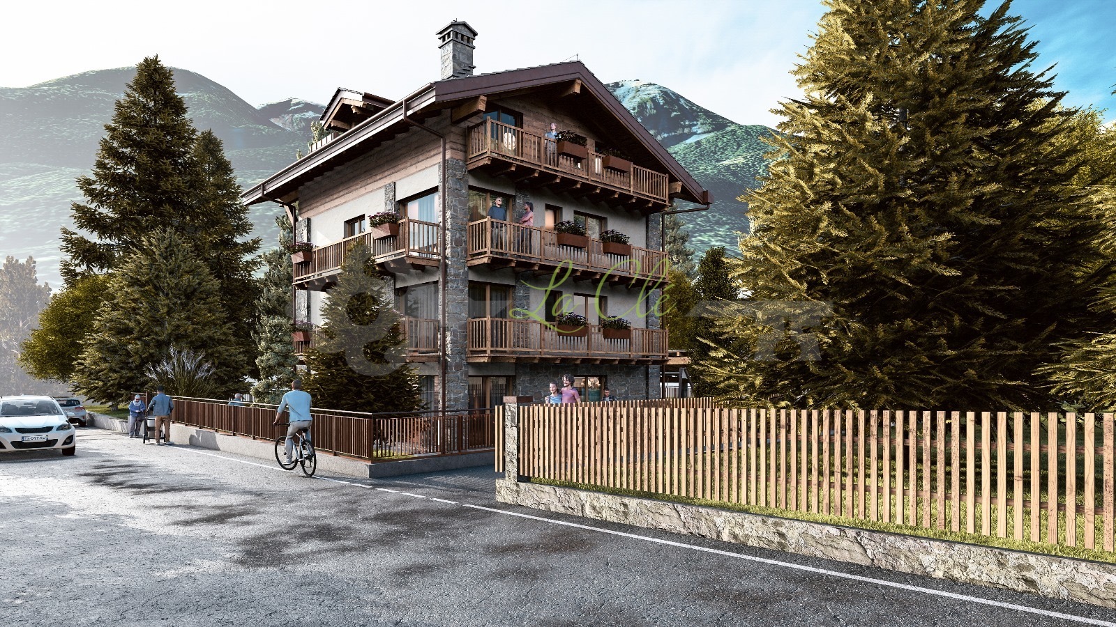 Quadrilocale con terrazzo, Morgex ruine