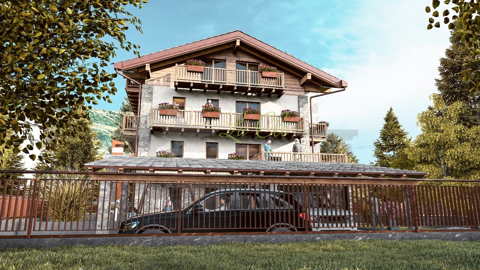 Quadrilocale con terrazzo, Morgex ruine