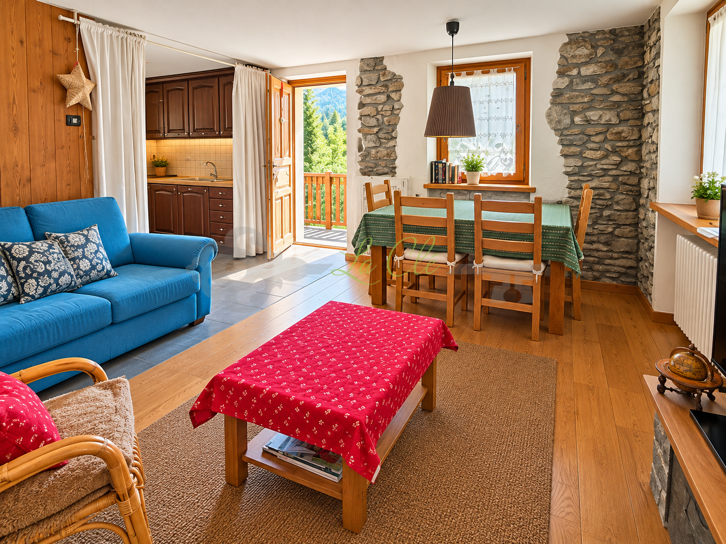 Quadrilocale ristrutturato in via des granges 12, Courmayeur
