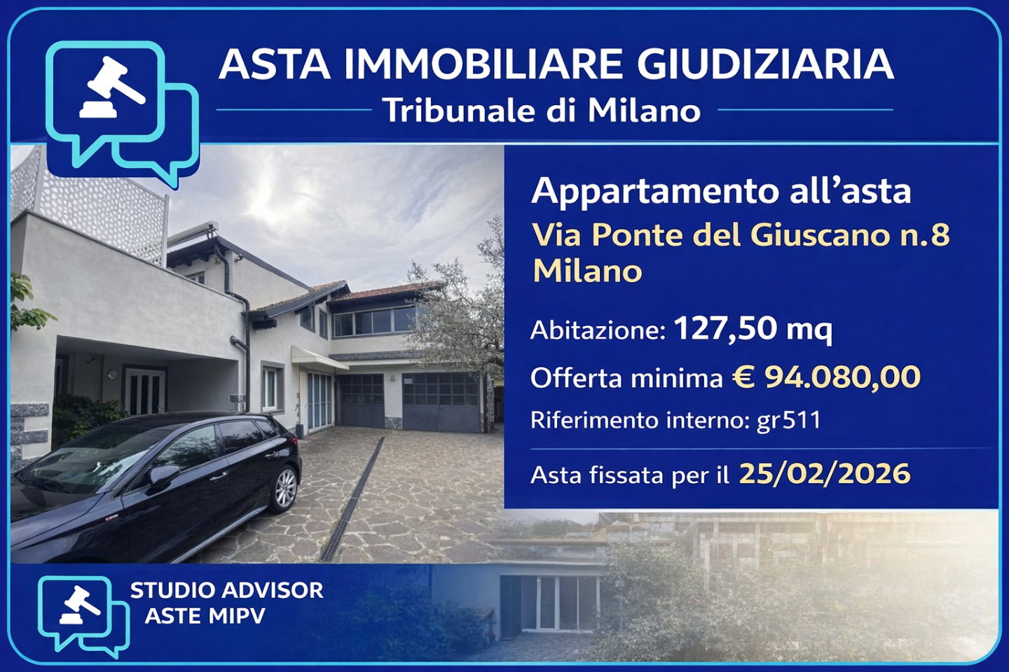 Appartamento in vendita a Milano