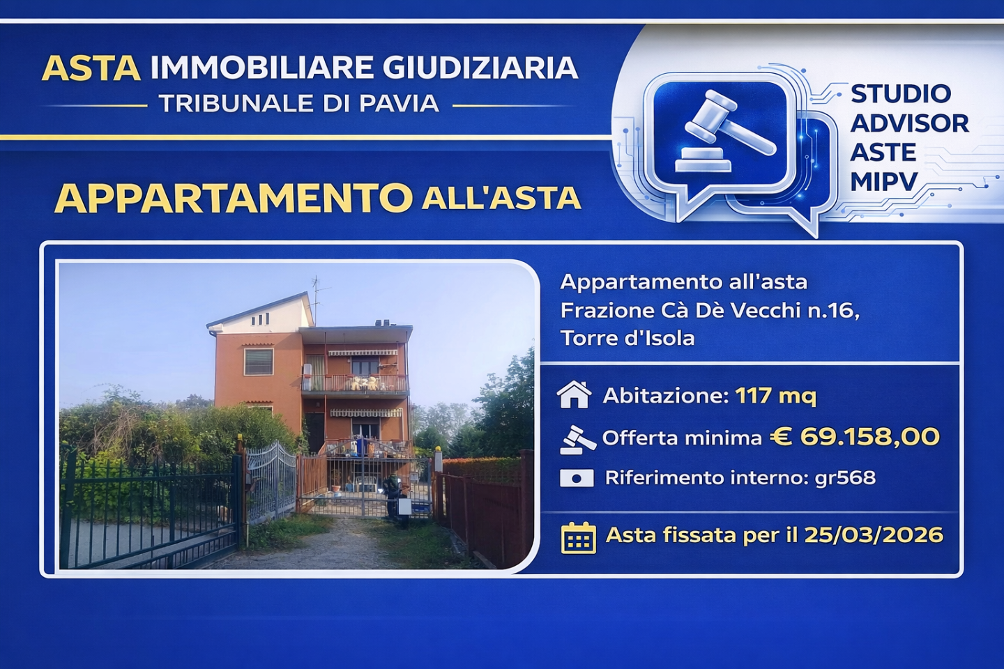 Appartamento in vendita a Torre d'Isola