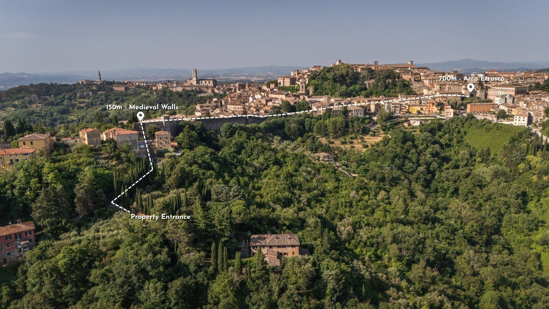 Villa in vendita a Perugia, Centro storico