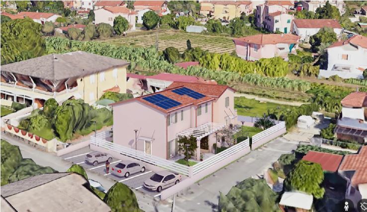 Casa indipendente con giardino in via della pace, Castelnuovo Magra