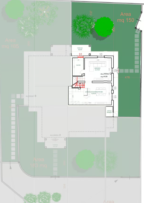 Villetta a schiera con giardino in via bologna 15, Castelnuovo Magra