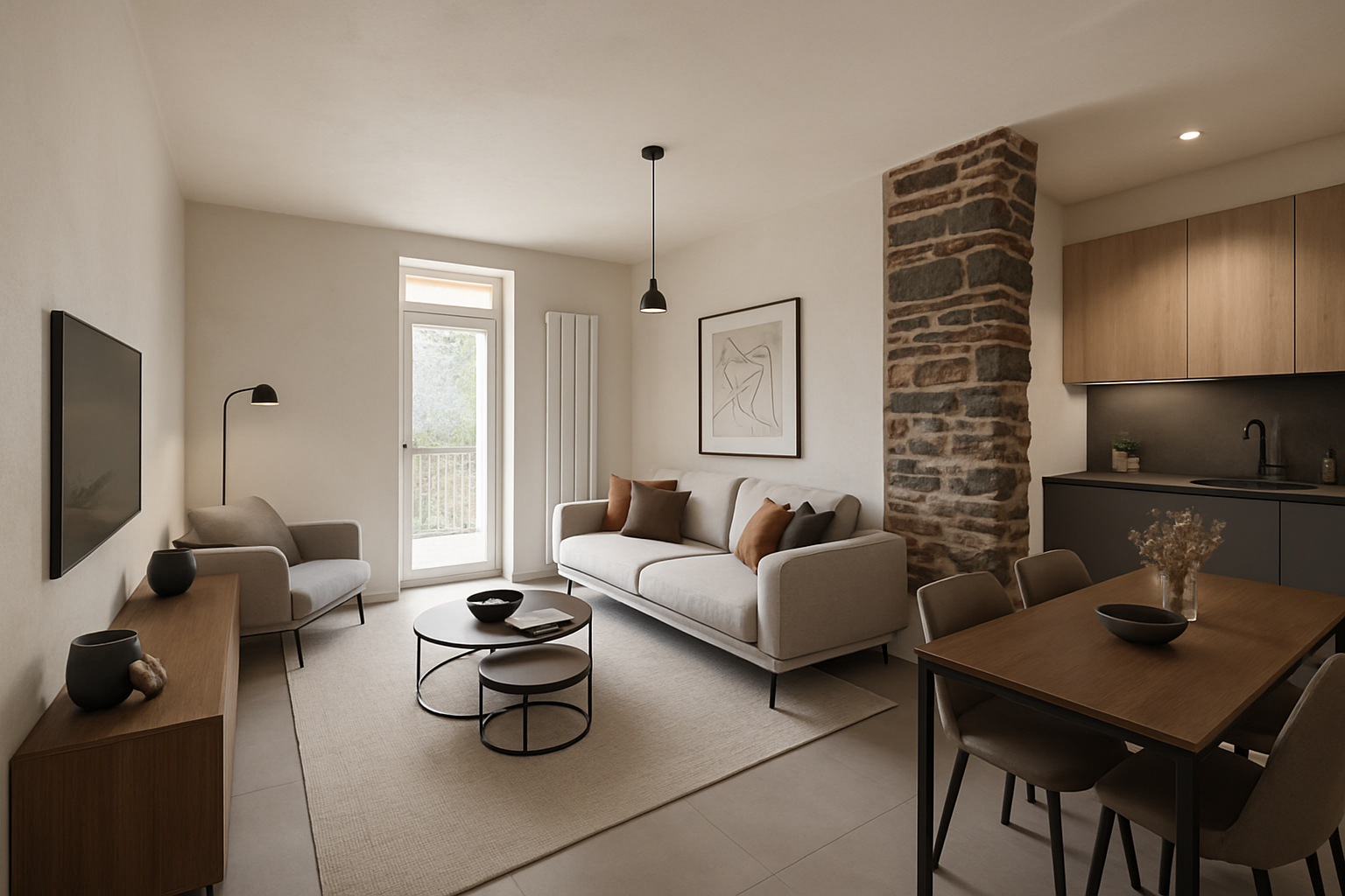 Quadrilocale con terrazzo in via partigiani 1, Arona