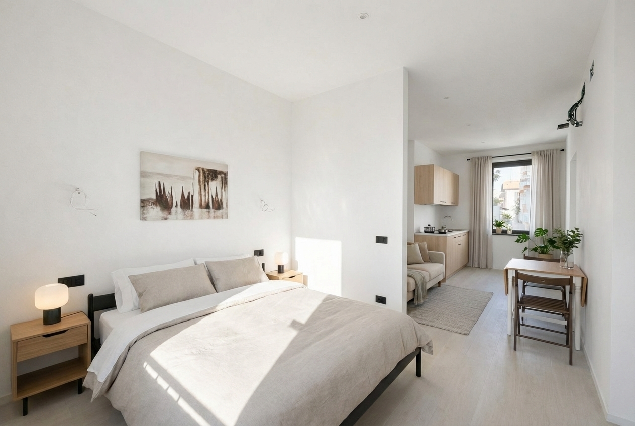 Monolocale con giardino in via xx settembre 84, Arona