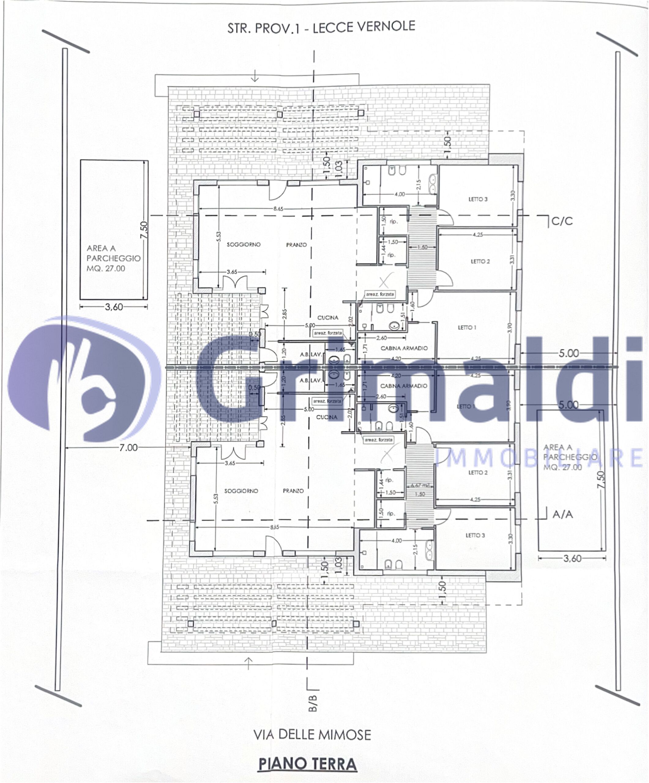 Villa nuova in via braccio martello 10, Lizzanello
