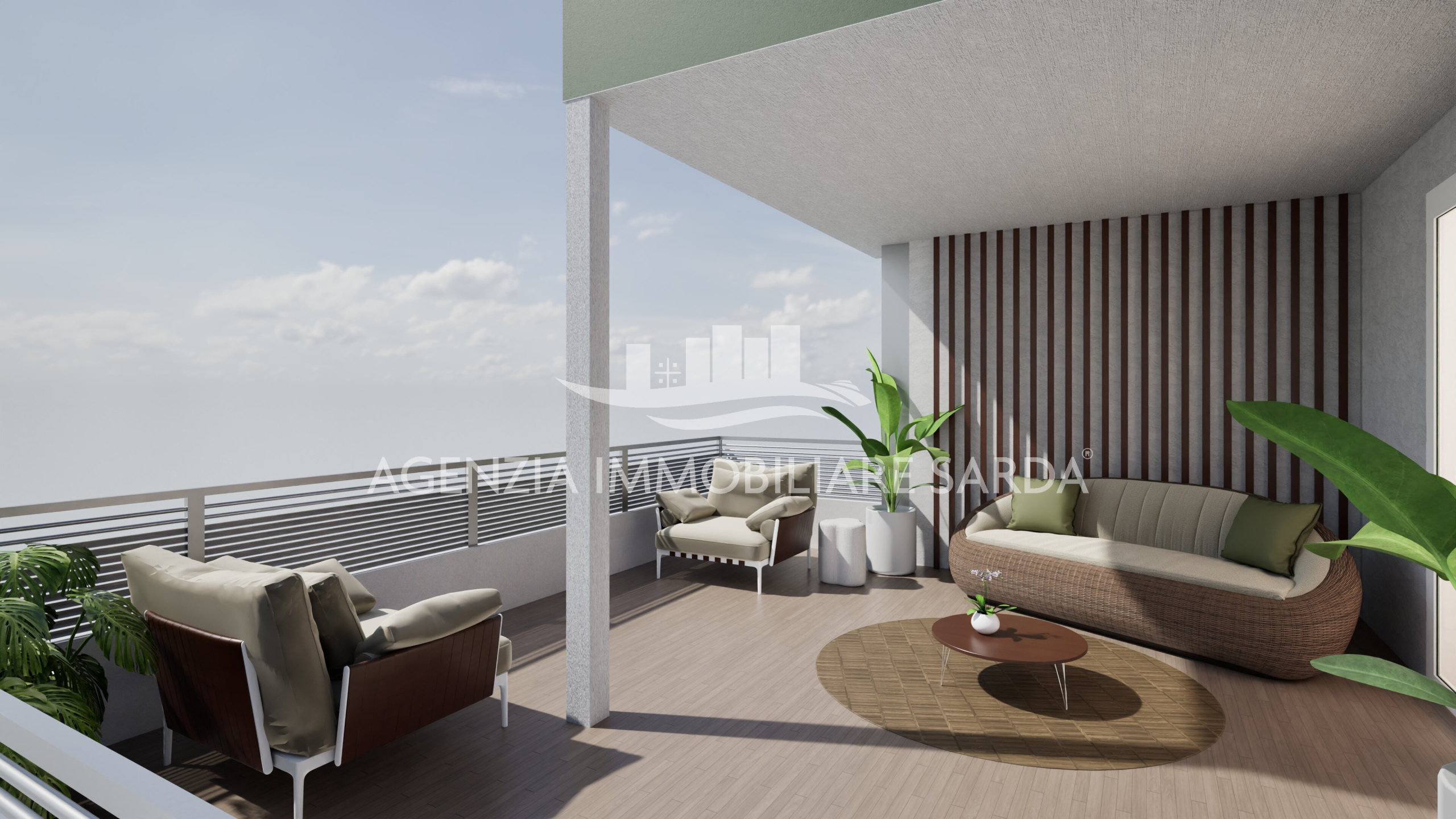 Trilocale con terrazzo a Alghero