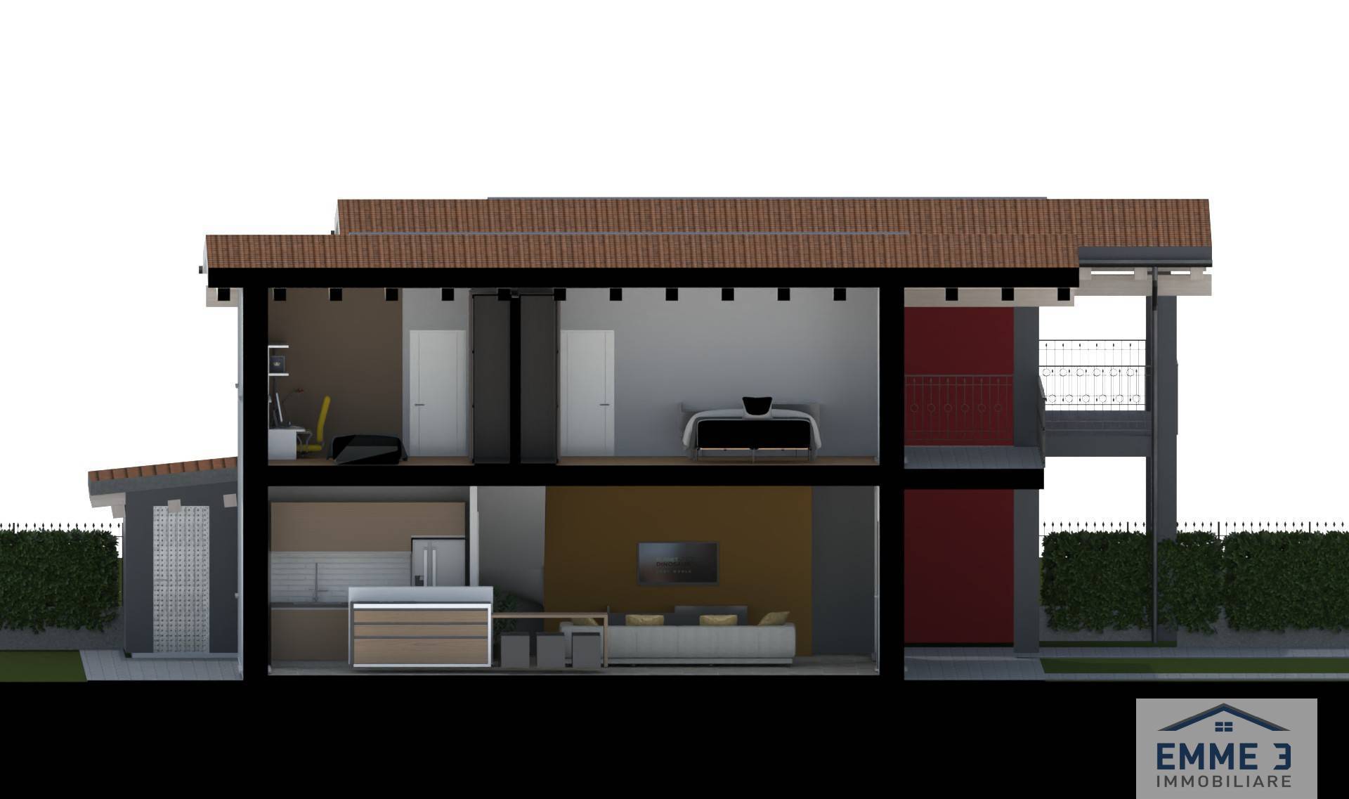 VILLE UNIFAMILIARI in vendita a Alessandria, Cabanette