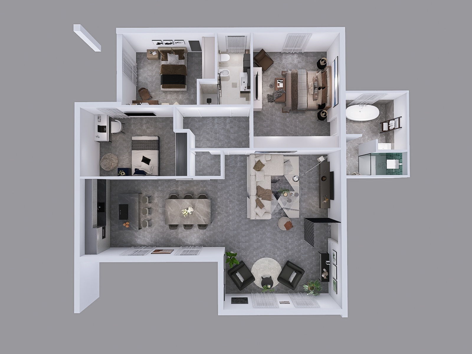 Appartamento con terrazzo in corso giacomo matteotti, Castel San Giovanni