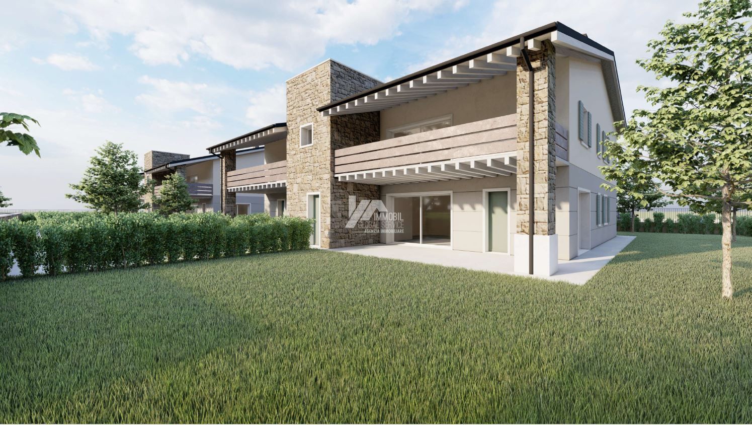 Quadrilocale con terrazzo in via antica strada romana, Gussago