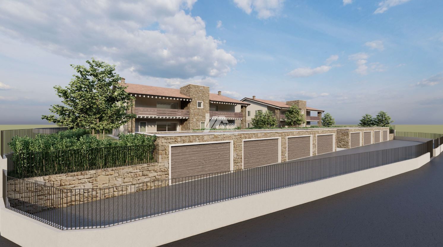 Quadrilocale con terrazzo in via antica strada romana, Gussago