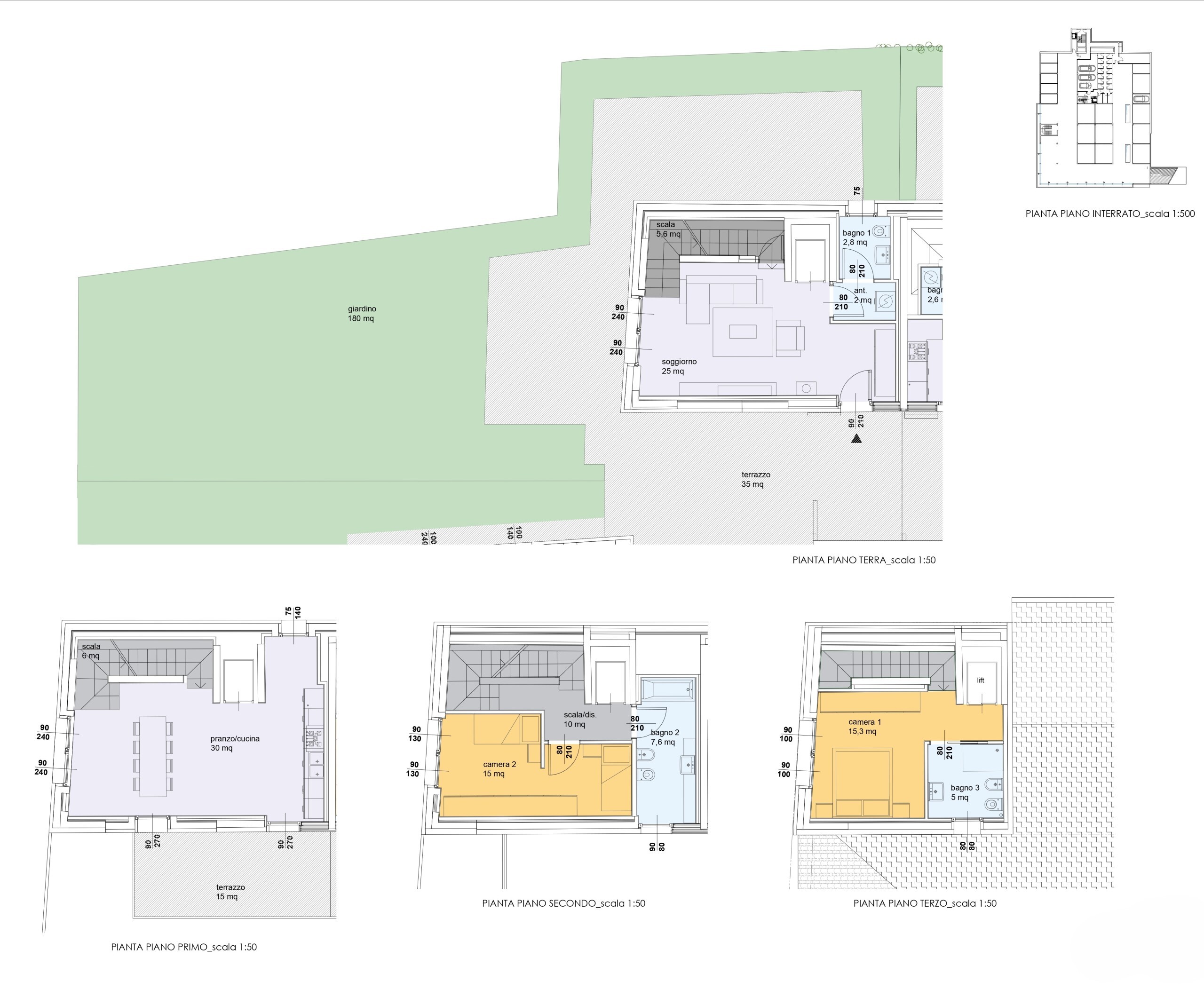 Trilocale con giardino in via leonardo da vinci, Erba